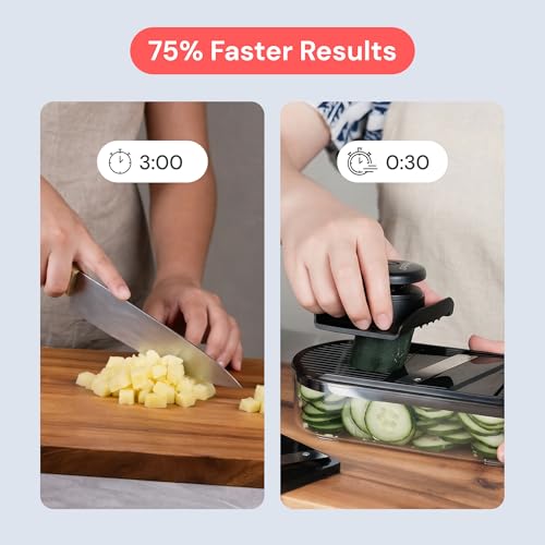 Essential Mandoline Vegetable Slicer & Julienne Cutter