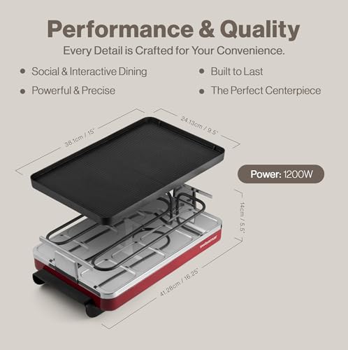 Classic Indoor Electric Raclette Grill