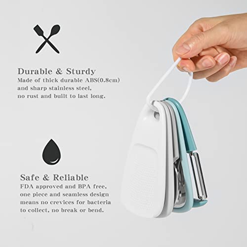 Kitchen Gadgets Set (Blue Morandi 5pcs)