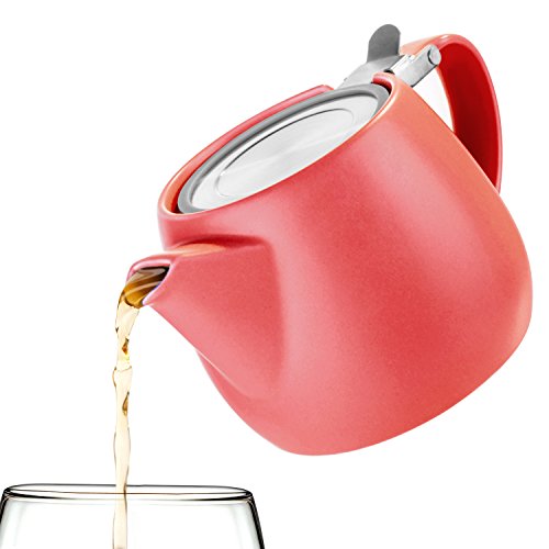 Pluto Porcelain Small Teapot Red (Red)