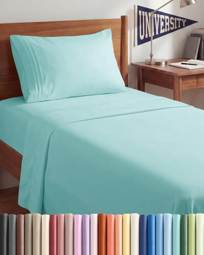 Twin XL 3 Piece Sheet Set (22 - Spa Blue / Twin XL)