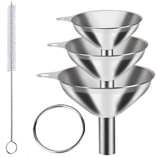 Funnels for Kitchen Bottle Filling (3pcs mini Funnel set)