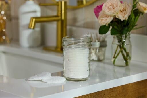 Regular Mouth Glass Mason Jars with Lids and Bands (Half Pint / 8 Ounce (Pack of 24))