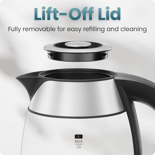 Electric Kettle 1500W (1.9 Quarts / Stainless Steel)