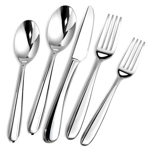 Heavy Duty Silverware Set for 6 (Heavy Duty / 30 Piece)