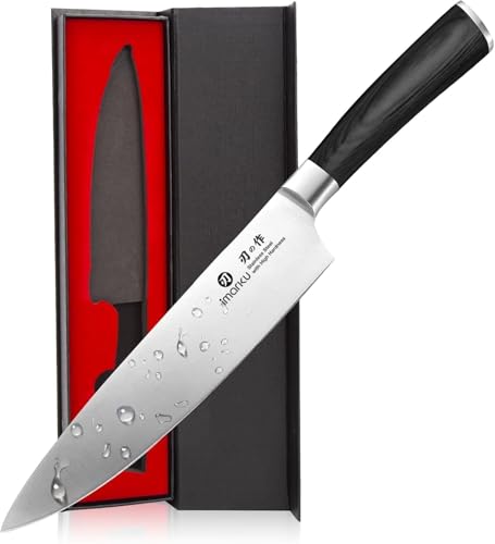8 Inch Japanese SUS440A Stainless Steel Gyutou Chef Knife (Deep Black)