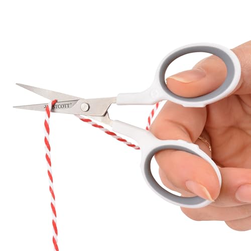 4" Embroidery Scissors with Straight Titanium (4 inches / 4" Straight)