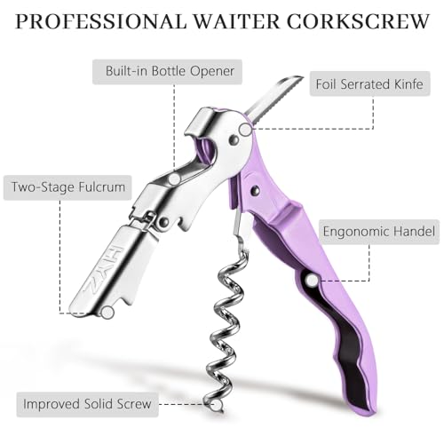 2 Pack Wine Opener (Lilac)