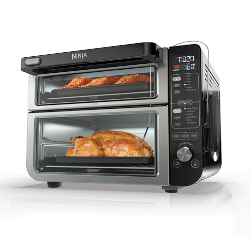 DCT451 12-in-1 Smart Double Oven with FlexDoor, Thermometer, FlavorSeal, Smart Finish, Rapid Top Convection and Air Fry Bottom , Stainless Steel (12-in-1 w/ Flexdoor)