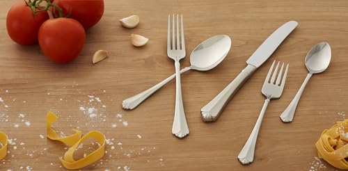 Juilliard Dinner Forks Silverware Set for 4 (Dinner Forks, Set of 4)