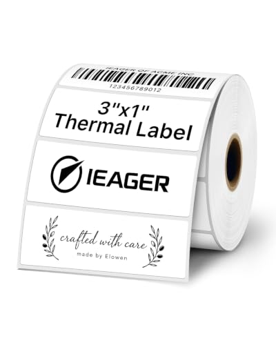 3x1 Inch Thermal Labels (3"x1" / White)