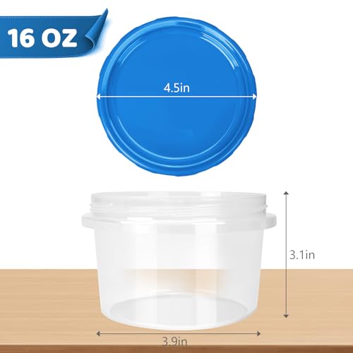 Freezer Storage Containers (16oz-10 pack)
