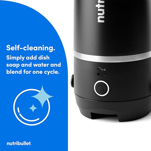 Flip Portable Blender with Insulated Cup (20 oz / Black)