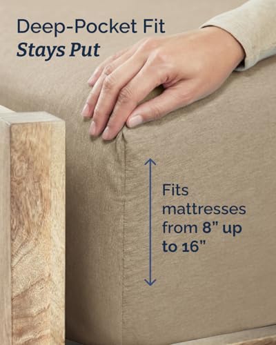 Full XL Sheets (38 - Heathered Beige / Full XL)