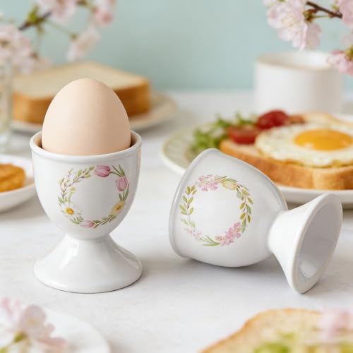 Ceramic Egg Cup Set (Floral)