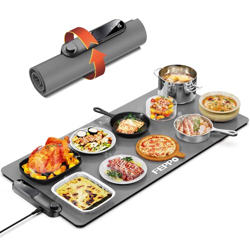 Food Warming Mat (Grey / 2XL Large: 35“x16")