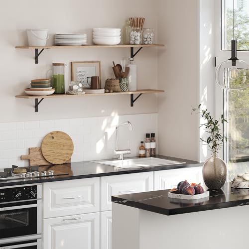 Long Wall Shelves (Natural / 55.1 Inch)