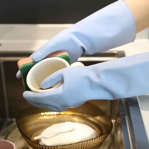 2 Pairs Household Rubber Gloves