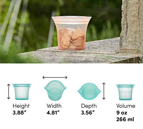 Reusable Food Storage Bags (Lavender / Short Cup)