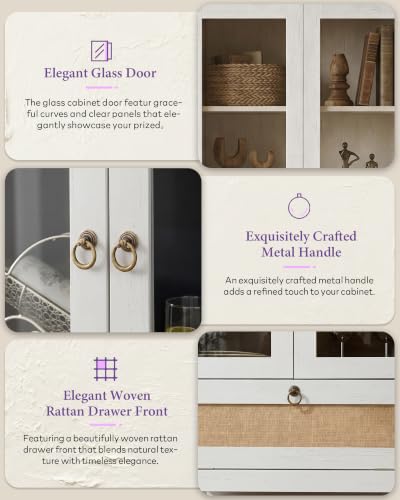 71'' Arched Pantry Cabinet (71'' / White)