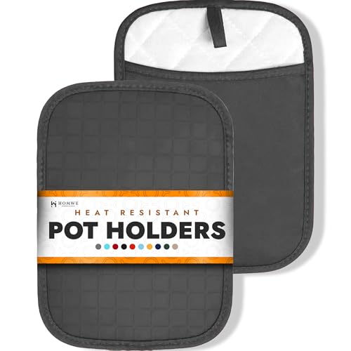 Silicone Kitchen Pot Holders with Pockets (2 Count)