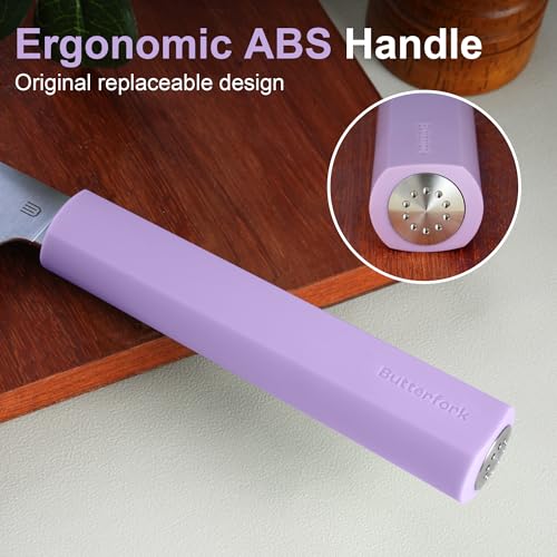 7.5" Serrated Bread Knife for Homemade Bread (7.5" / Mist Violet)