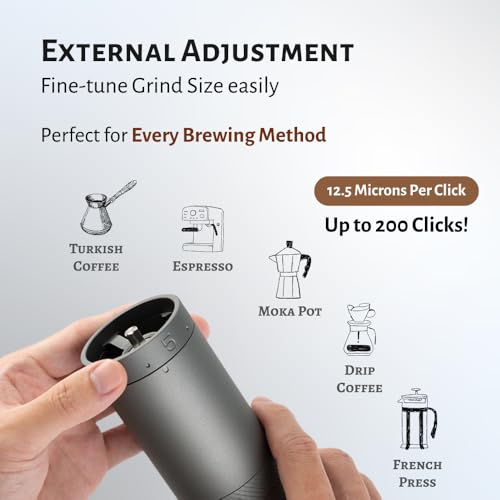 X Ultra Manual Coffee Grinder (Black)