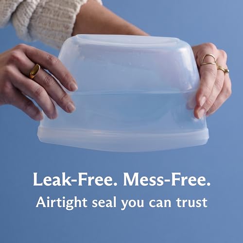 Premium Reusable Silicone Food Storage Bags (Clear)