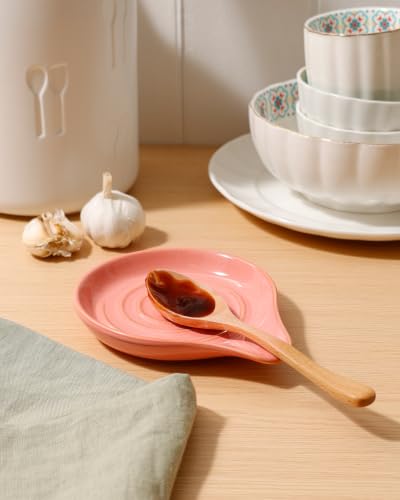 Spoon Rest for Stove Top (Pink)