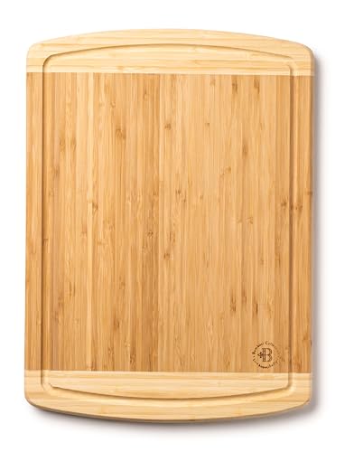 Bamboo Cutting Boards for Kitchen Set of 2 (2-Piece (Two-Tone))