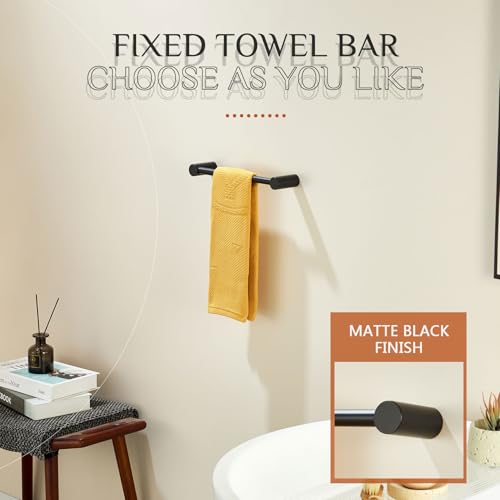 Towel Bars Matte Black 12 (Matte Black / 12-Inch)