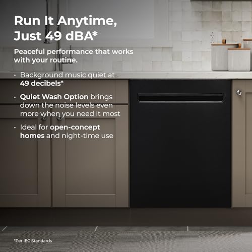 24" Built In Dishwasher (Black)