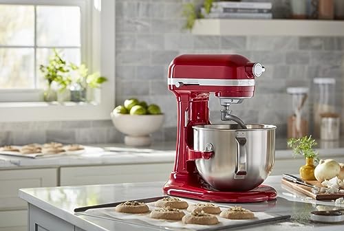 7 Quart Bowl Lift Stand Mixer with Accessories (Empire Red)