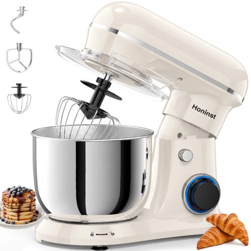 4QT Electric Stand Mixer (Beige)
