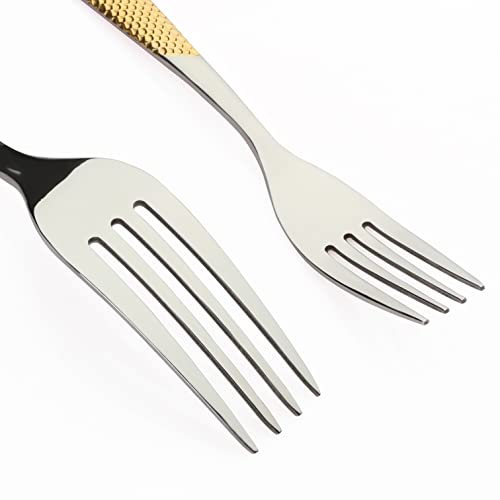 Gold Silverware Set 60