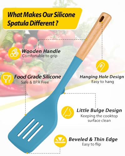 Silicone Spatula (Blue)