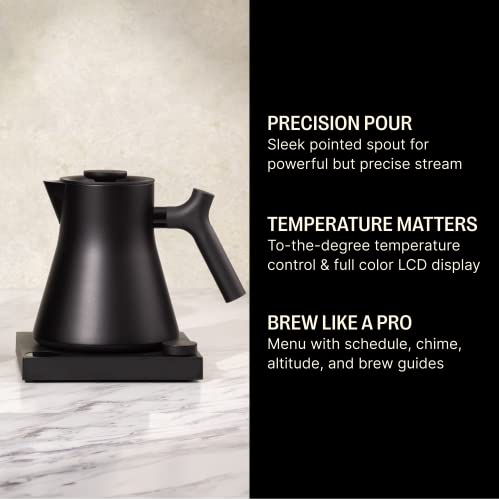 Corvo EKG Pro Gooseneck Electric Kettle for Pour Over Coffee & Tea (Matte Black / Corvo EKG Pro)