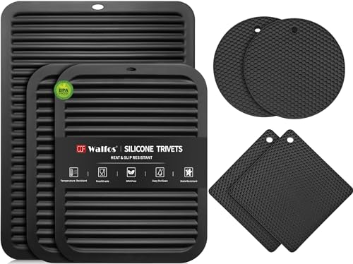 XXL & 12" Silicone Trivets (7 Count)