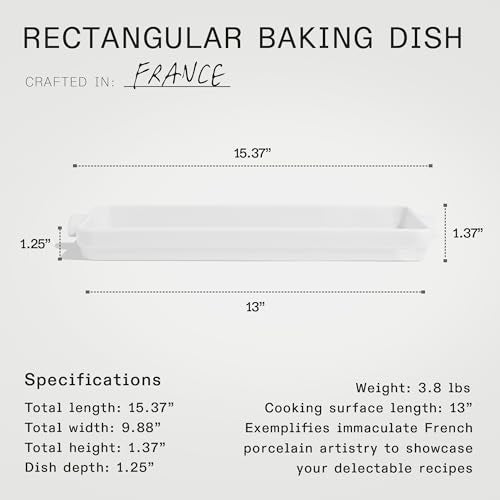 Cookware Baking Slab (White)