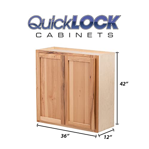 Quicklock RTA (12"D x 36"W x 24"H Standard / Rustic Hickory)
