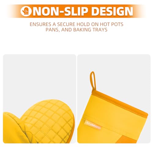 Mini Oven Mitts (Yellow)