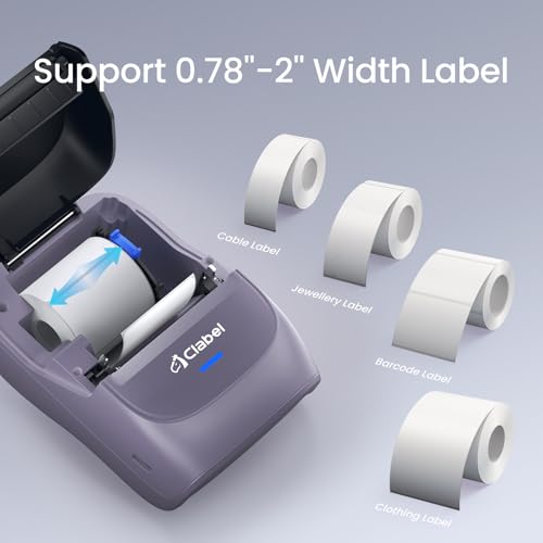 Label Maker Machine with Tape (Purple)