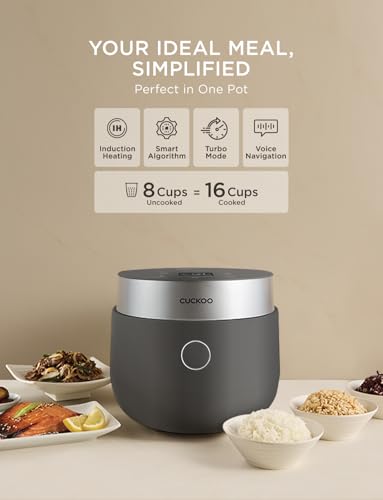 Induction Heating Rice Cooker (Gray)