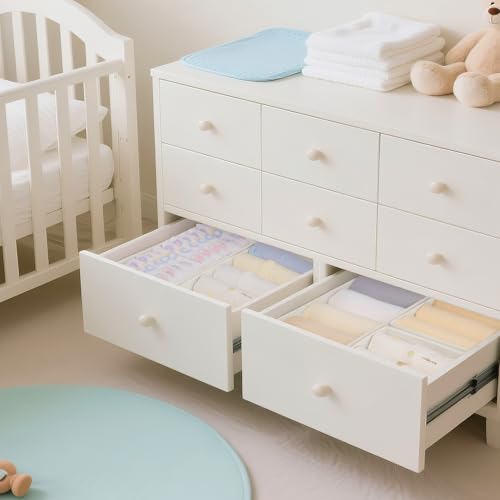 Drawer Organizer Clothes (White / 24PACK)