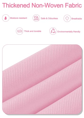 Over the Door Organizer with Clear PVC Windows & 10 Mesh Pockets (1 Pack / Pink)
