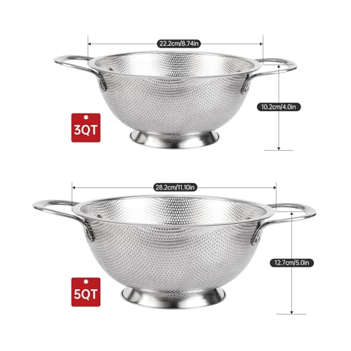 Premium Stainless Steel Colander for Kitchen
