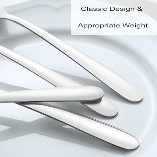Dinner Spoons (24P 7.4'' Silver Dinner Spoons)