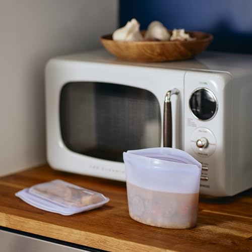 Silicone Reusable Storage Bag (Lavender / 2-Cup)