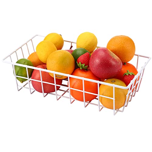 Freezer Organizer Bins for Upright Freezer Metal Wire Baskets (4packs)