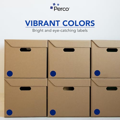 Dark Blue Perforated Round Circle Dot Sticker 2 (Blue - Dark / 2 Inch)